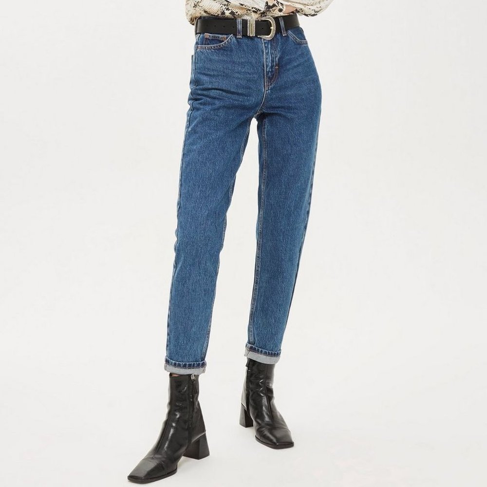 Two Topshop Mom Jeans